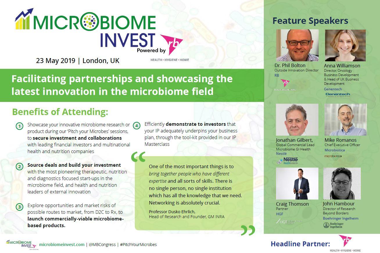 Microbiome Invest 2019, agenda Microbiome Invest 2019, agenda